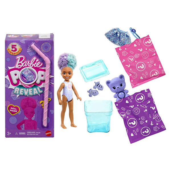 BARBIE Barbie Pop Reveal Chelsea Atıştırmalık Serisi JFY01-JFY63