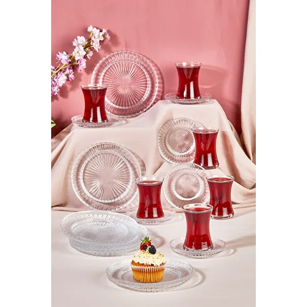 Lina 18 Parça Çay Takımı Seti