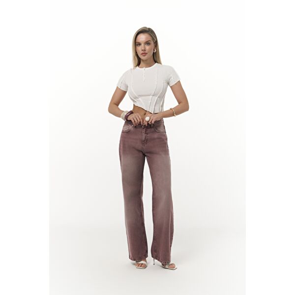 Norris Asimetrik Siyah Crop