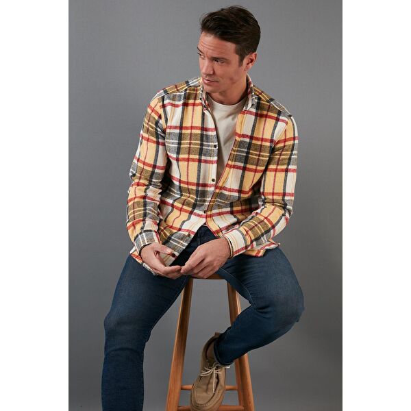 Ekoseli Uzun Kollu Kışlık Oduncu Gömlek CF21W112844