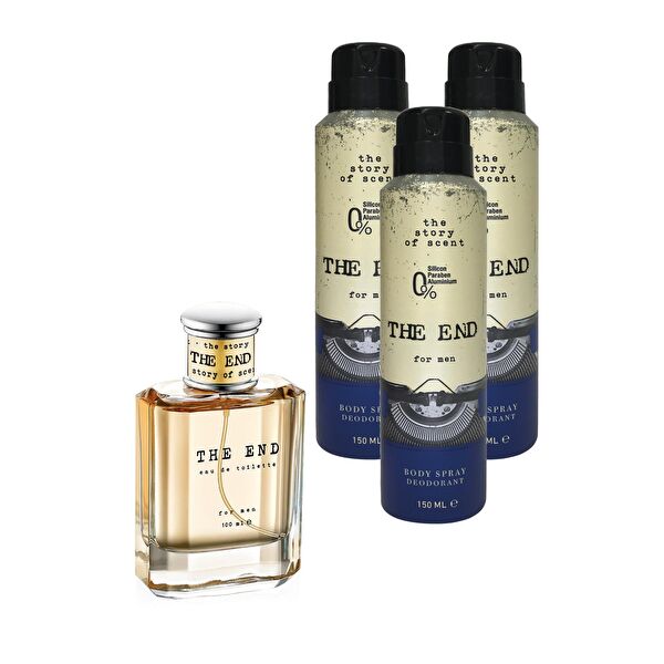 EDT Erkek Parfüm 100 ml ve Deodorant 150 ml 3 Adet