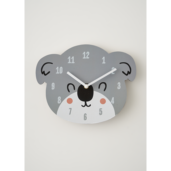 Koala Çocuk Saati Gri (26x28 cm)