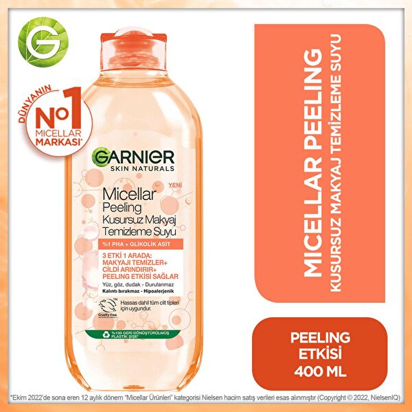 Micellar Peeling Kusursuz Makyaj Temizleme Suyu (400 ml)