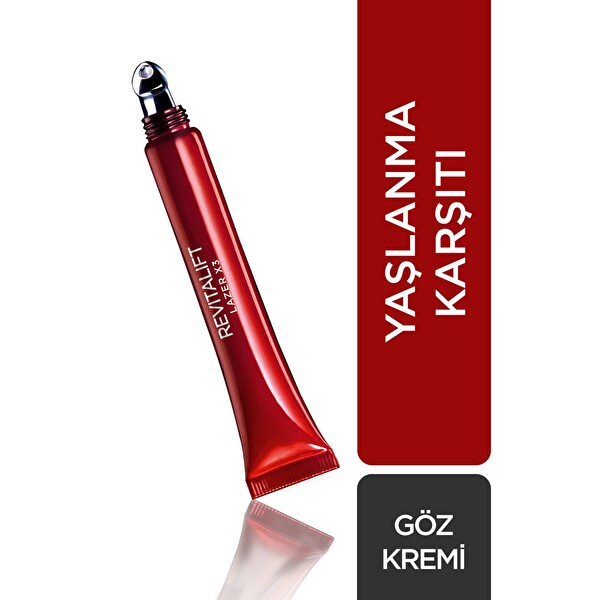 L'Oreal Paris Revitalift Lazer X3 Yaşlanma Karşıtı Göz Bakım Kremi (15 Ml)
