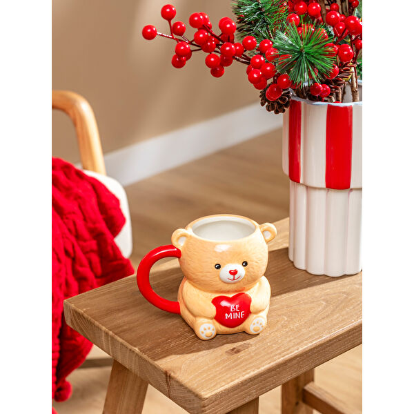 Ayı Figürlü Seramik Kupa 470 ml