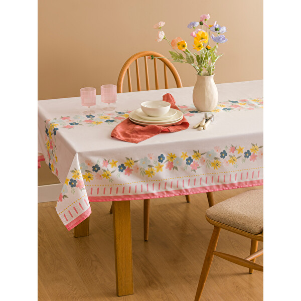 LCW HOME Çiçek Baskılı Masa Örtüsü 150x250 Cm
