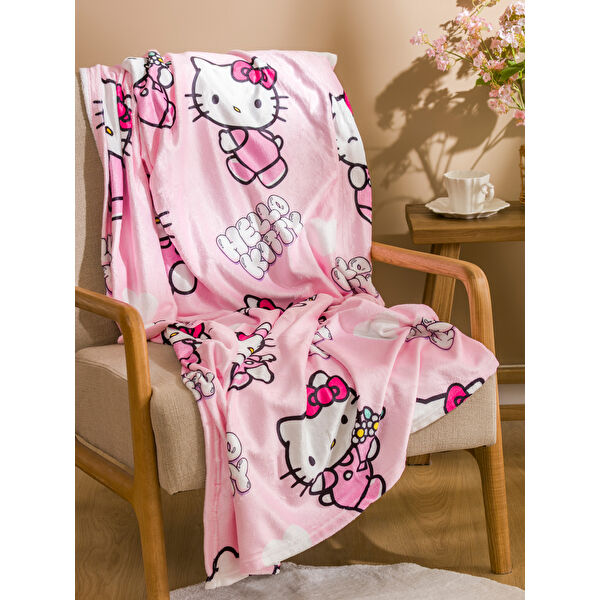 Hello Kitty Baskılı Tv Battaniyesi 100x150 cm