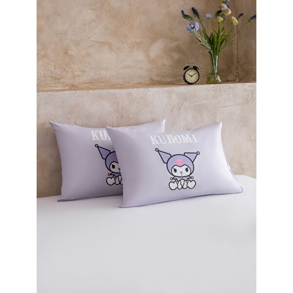 Kuromi Baskılı Yastık Kılıfı 2'li 50x70 Cm