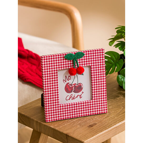 Kiraz Baskılı Fotoğraf Çerçevesi 17 cm