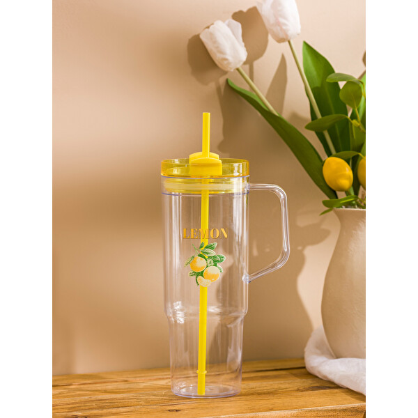 LCW HOME Limon Baskılı Pipetli Bardak 1200 Ml