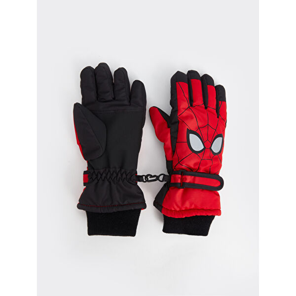 Spider-Man Baskılı Erkek Çocuk Eldiven
