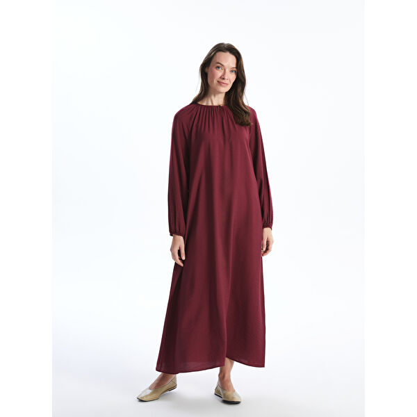 Bisiklet Yaka Kadın Elbise