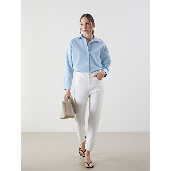 Mom Fit Kadın Jean Pantolon