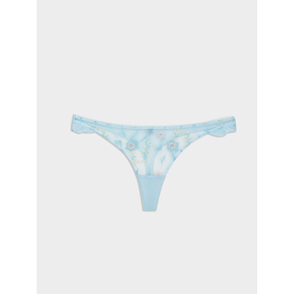 Çiçekli Fantezi Tanga Külot