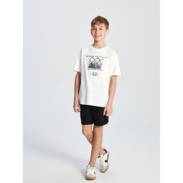 Beli Lastikli Erkek Çocuk Şort