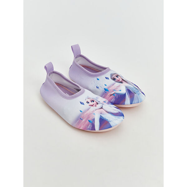 Frozen Baskılı Kız çocuk Deniz Ayakkabısı