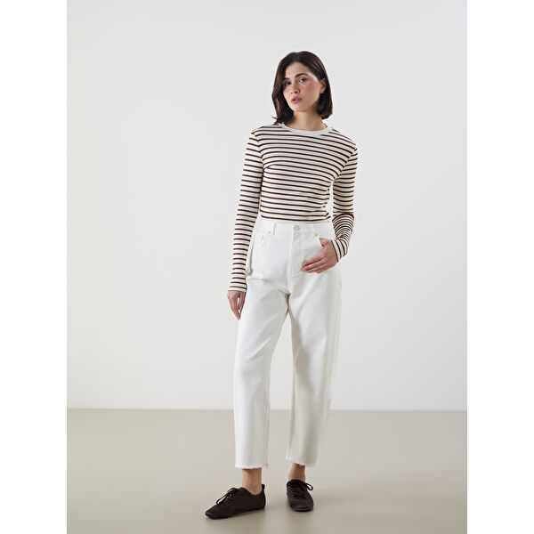Baggy Fit Kadın Jean Pantolon