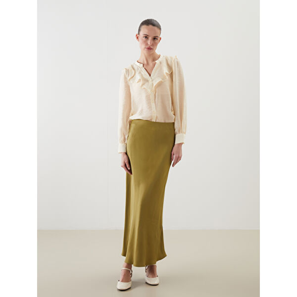 Beli Lastikli Saten Etek