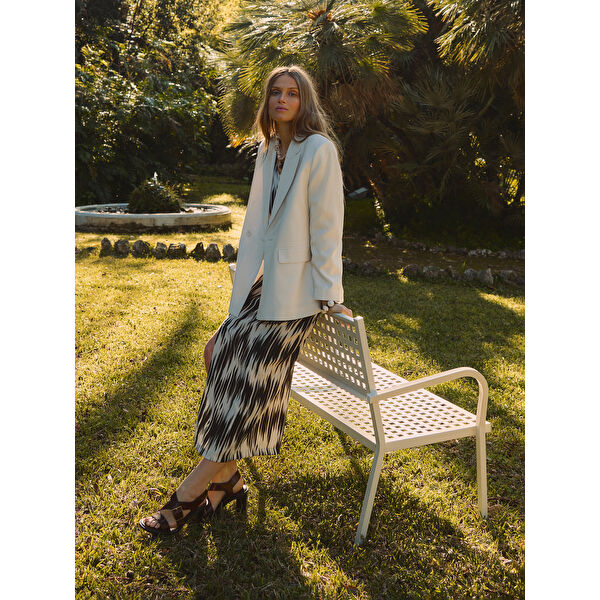 Modal Karışımlı Kadın Blazer Ceket