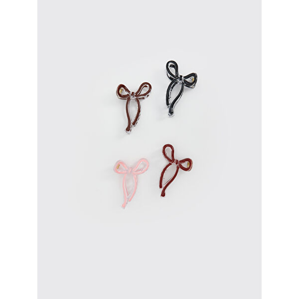 Kurdele Desenli Kadın Toka 2'li