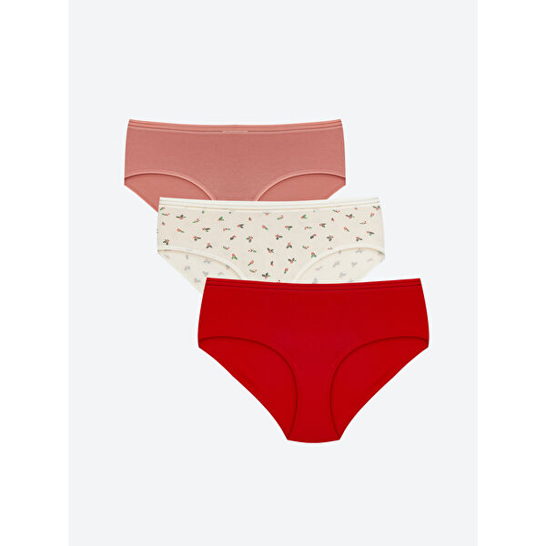 Baskılı Hipster Külot 3'lü