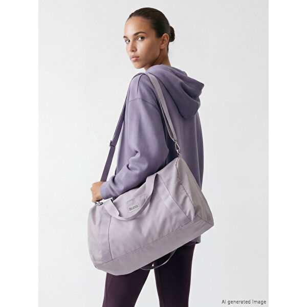 Baskılı Kadın Spor Çantası