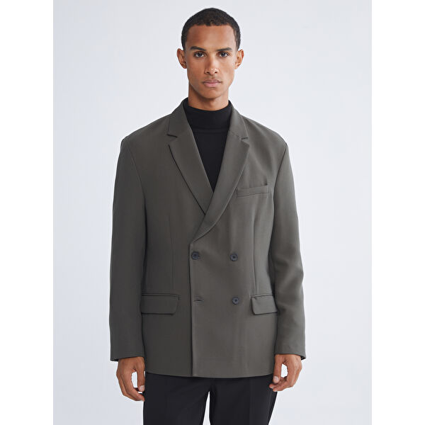 Standart Kalıp Erkek Blazer Ceket