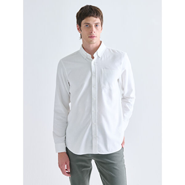 Regular Fit Uzun Kollu Erkek Oduncu Gömlek