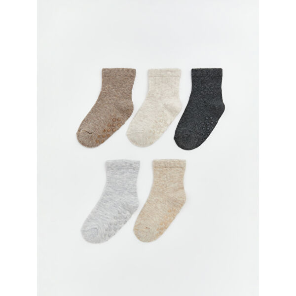 Basic Erkek Bebek Soket Çorap 5'li