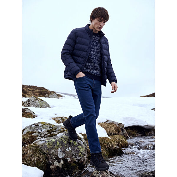 779 Regular Fit İçi Polarlı Kışlık Erkek Jean Pantolon