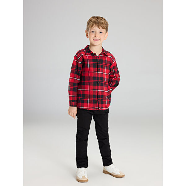 Erkek Çocuk Gabardin Pantolon ve Kemer