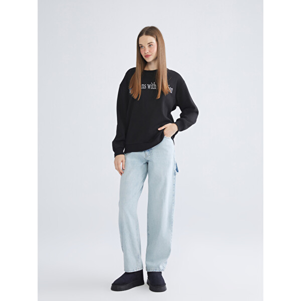 XSIDE Baggy Fit Kadın Jean Pantolon