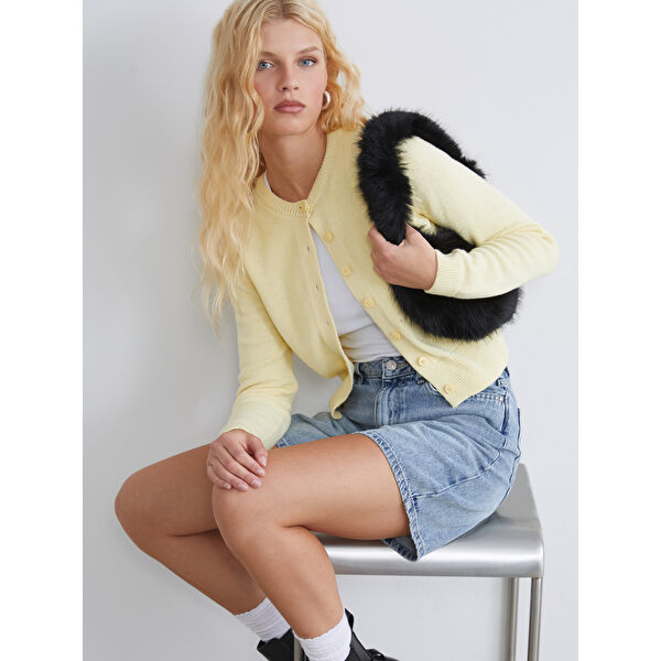 Dar Fit Kadın Jean Şort