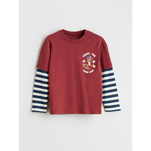 Bisiklet Yaka Erkek Çocuk Tişört