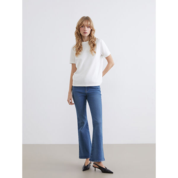 Flare Kadın Jean Pantolon