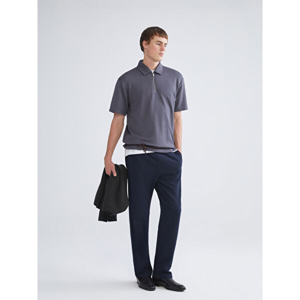 Standart Kalıp Erkek Dokulu Pantolon