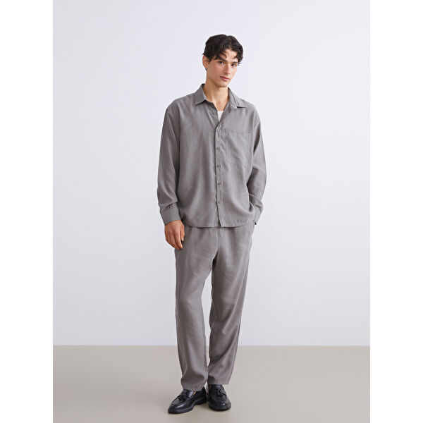 Rahat Kalıp Gabardin Erkek Pantolon