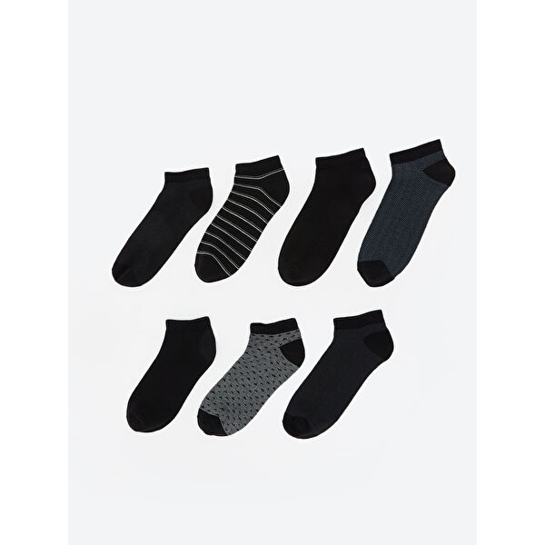 Desenli Erkek Patik Çorap 7'li