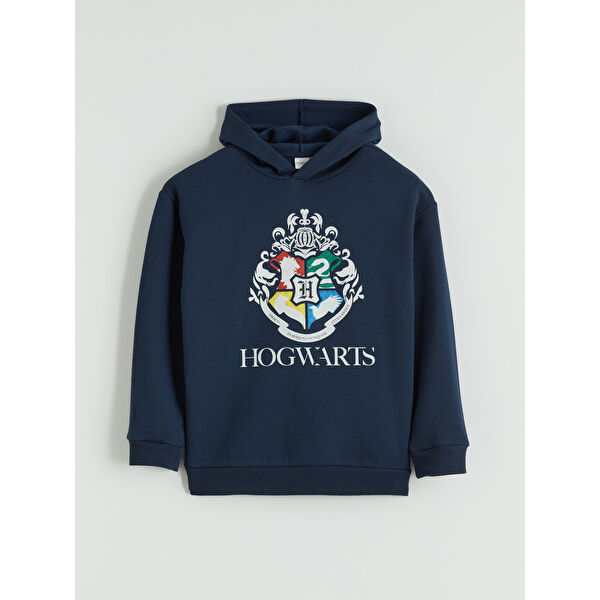 Harry Potter Baskılı Erkek Çocuk Kalın Sweatshirt