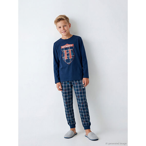 Harry Potter Baskılı Erkek Çocuk Pijama Takım