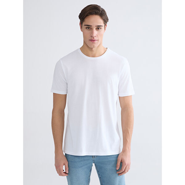 Bisiklet Yaka Erkek Soft Touch Tişört