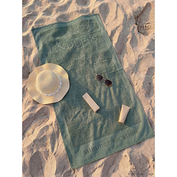 LCW ACCESSORIES Pamuklu Erkek Plaj Havlusu 70x150 Cm