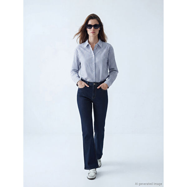 Flare Kadın Jean Pantolon