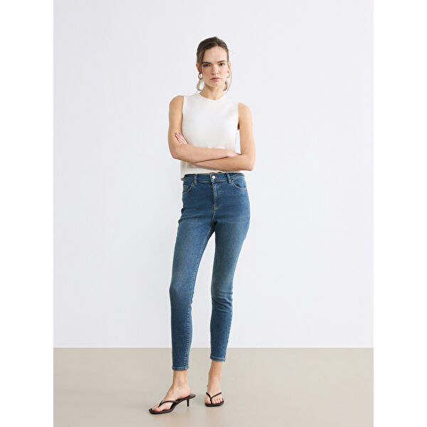 Jüpiter Süper Skinny Fit Kadın Jean Pantolon