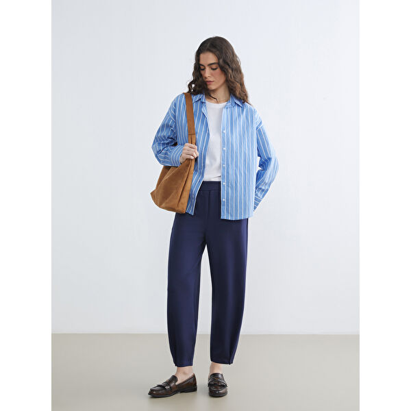 Beli Lastikli Kadın Pantolon