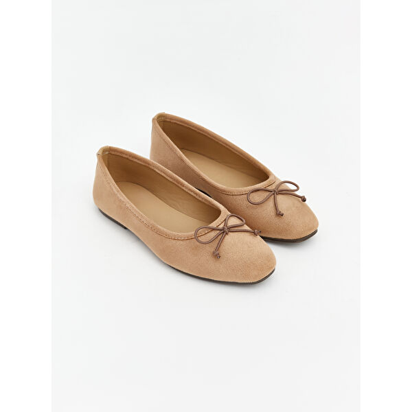 Süet Görünümlü Kadın Babet