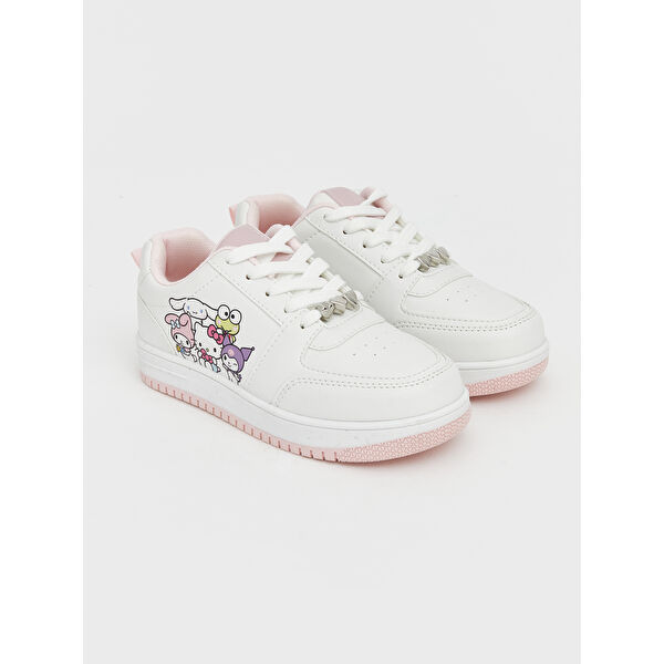 Hello Kitty Baskılı Bağcıklı Kız Çocuk Spor Ayakkabı