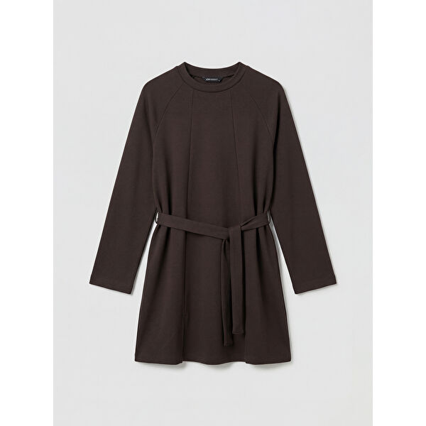 Bisiklet Yaka Kadın Sweatshirt Tunik