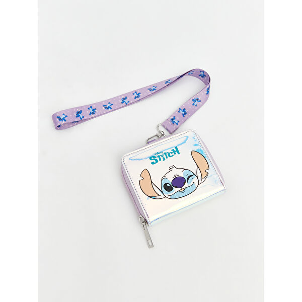 Stitch Baskılı Kız Bebek Cüzdan