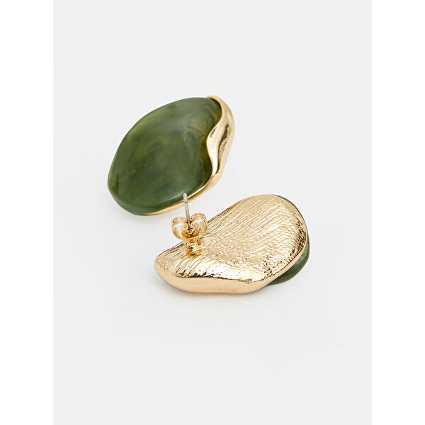 Taş Desenli Kadın Küpe